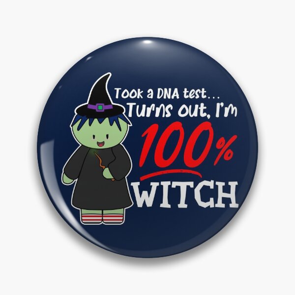 Item preview, Took A DNA Test; Turns Out I'm 100% Witch | Halloween Witches (Dark) designed and sold by the-krisney-way.