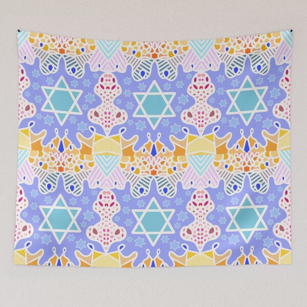 Item preview, Jewish Star of David Pastel Zentangle Design (Jewish Pride Always / Am Yisrael Chai) designed and sold by Naomi G..
