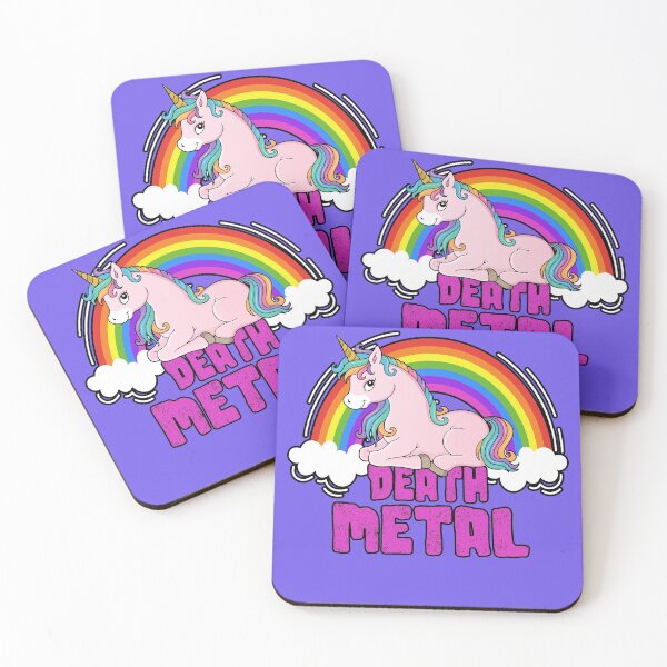 Item preview, Unicorn Death Metal  designed and sold by Pun&Done.