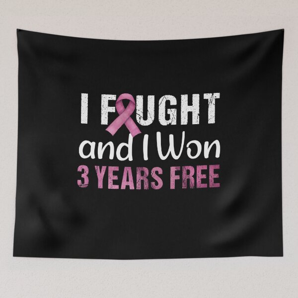 Item preview, Breast Cancerversary 3 Years Free I Fought And I Won Cancer designed and sold by Dream-bubble.
