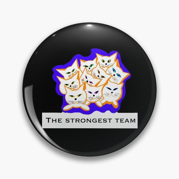 Item preview, Cute strongest team cat designed and sold by ernesleon321.