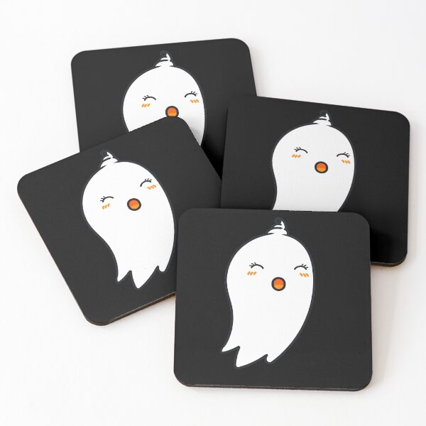 Item preview, Halloween stickers - Cute Kawaii ghost designed and sold by TheArtDesk.