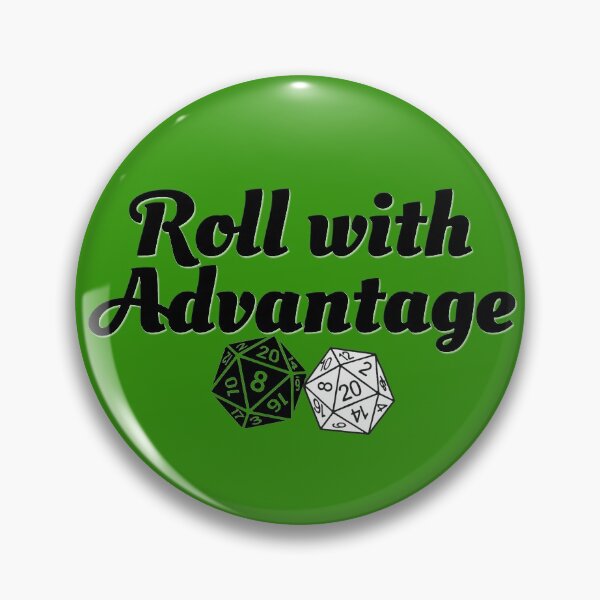 Item preview, Roll with Advantage designed and sold by BigRedInclusive.