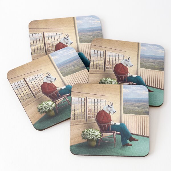 Item preview, Mr Garwood Goat Reading on the Porch designed and sold by PETER GROSS.