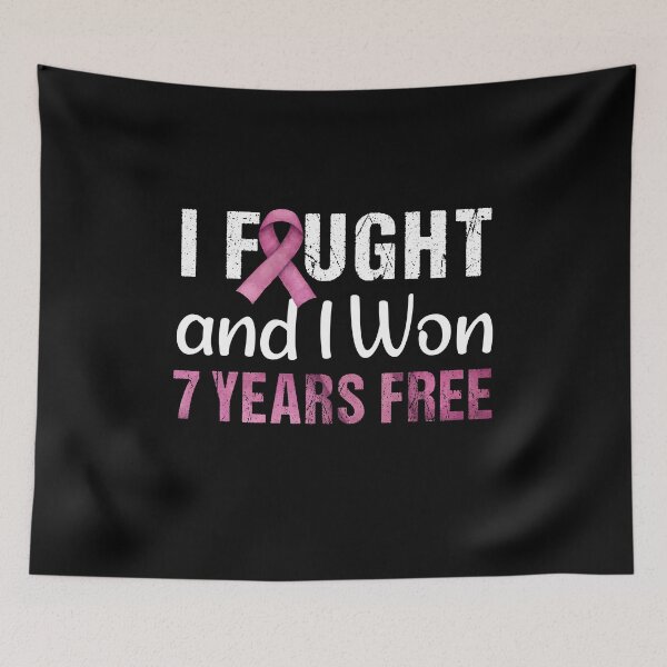 Item preview, Breast Cancerversary 7 Years Free I Fought And I Won Cancer  designed and sold by Dream-bubble.