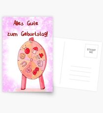 Wheel of fortune for a birthday Postcards