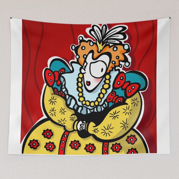 Item preview, The Queen is Watching Renaissance Faire Festival Elizabrth 1 designed and sold by Candlewood Museum & Gift Shoppe.