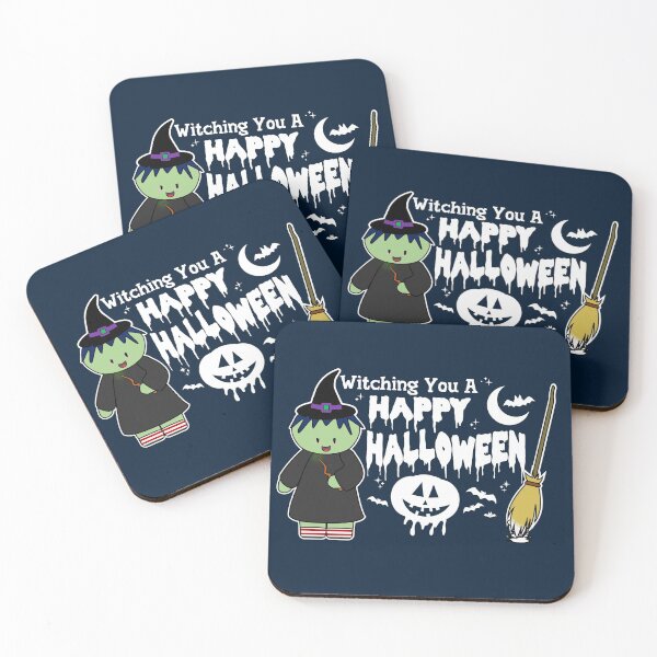 Item preview, Witching You A Happy Halloween | Halloween Witches (Dark) designed and sold by the-krisney-way.