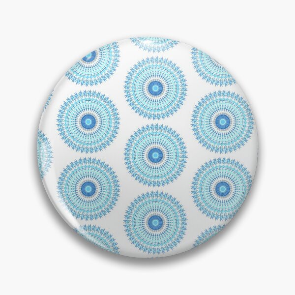 Item preview, BLUE MANDALA PRINT designed and sold by lindaully.