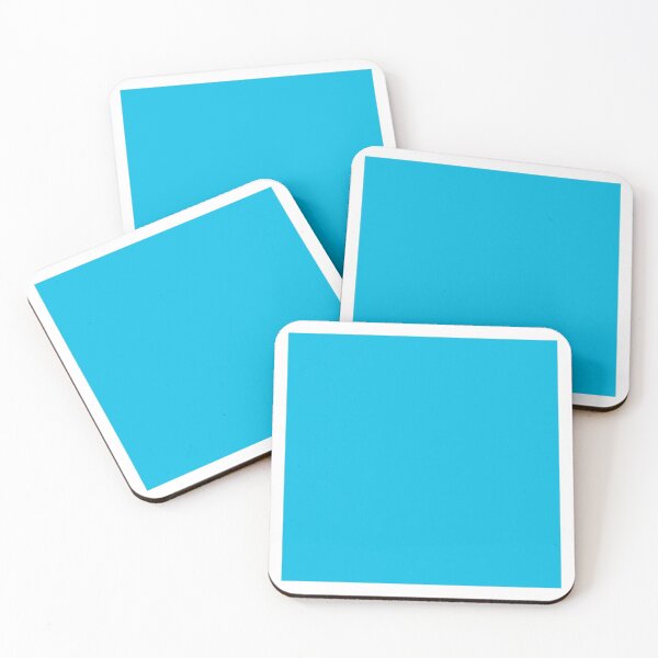 Item preview, Turquoise Blue Solid Color designed and sold by Whoopsidoodle.