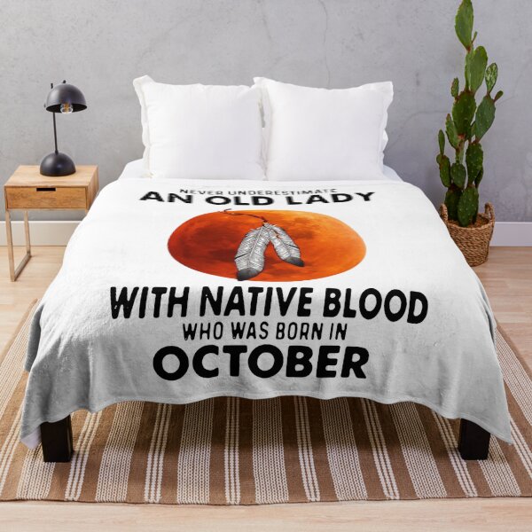 Item preview, Native Blood Who Was Born In October designed and sold by Robertsone3.