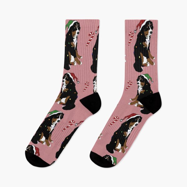 Item preview, Christmas Holiday Bernese Mountain Dog Pattern designed and sold by KantstandyaC.