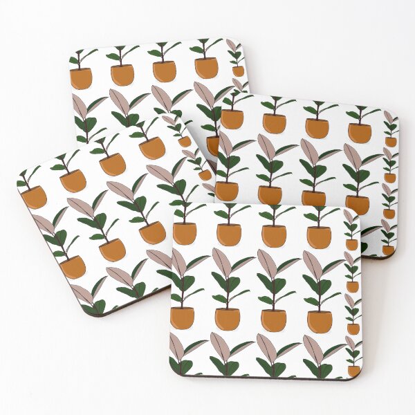 Item preview, Rubber plant pattern designed and sold by ArtSCPdesign.