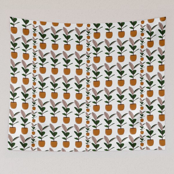 Item preview, Rubber plant pattern designed and sold by ArtSCPdesign.