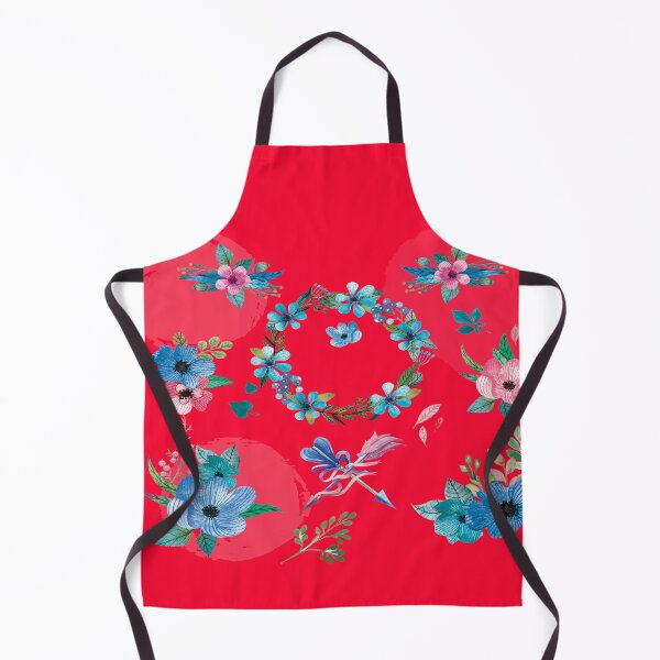 Item preview, Pink-Blue Floral Design designed and sold by CheeryDK.