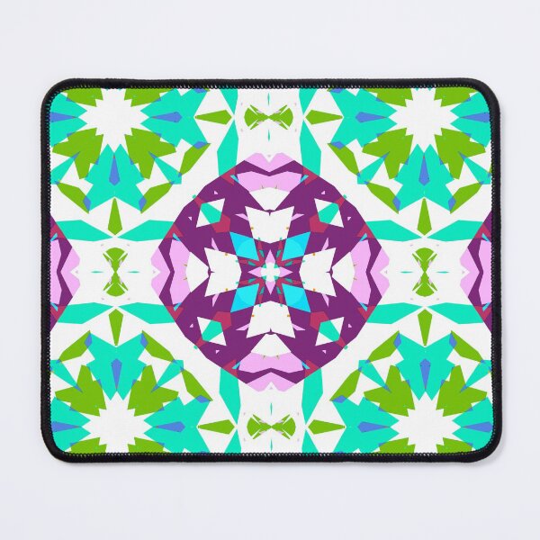Item preview, Maximalist Green Blue Pink Purple White Modern Summer Pattern - Vibrant Colourful Cheesecloth Vibes Art designed and sold by PatternPerfect.