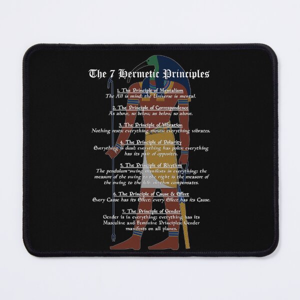 Item preview, The 7 Hermetic Principles - Greek and Egyptian Philosophy (Thoth) designed and sold by Occult Designs.