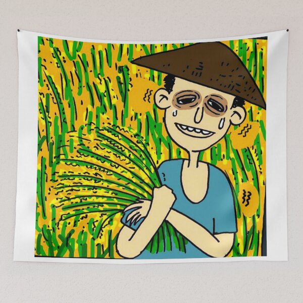 Item preview, Rice field man designed and sold by Dwisaputra052.