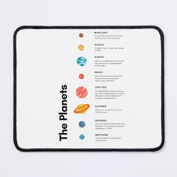 Item preview, The Planets We Love - Solar System Planets - Black designed and sold by uranus-art.