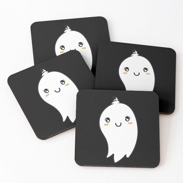 Item preview, Halloween stickers - Cute Kawaii ghost designed and sold by TheArtDesk.