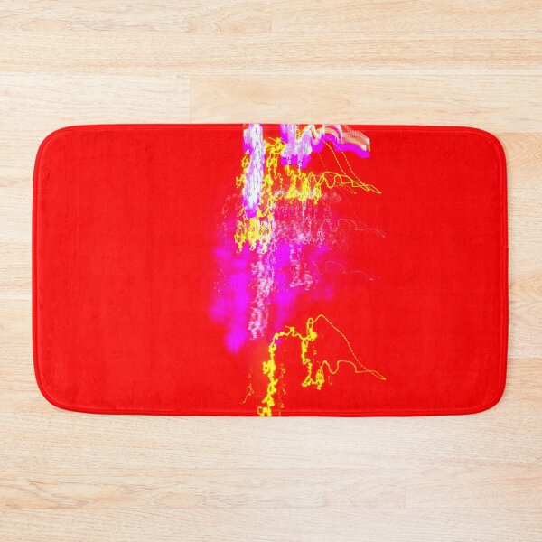 Item preview, The multicolored light flash on the red background designed and sold by IraNiva.