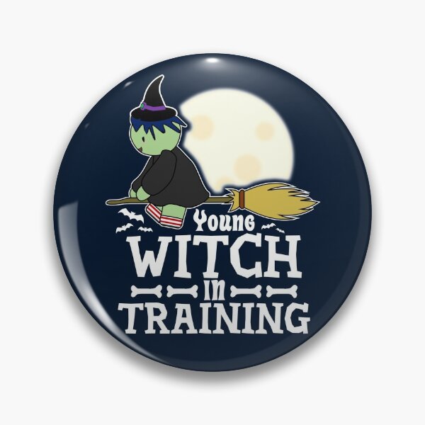 Item preview, Joven bruja en entrenamiento | Brujas de Halloween (oscuras) designed and sold by the-krisney-way.