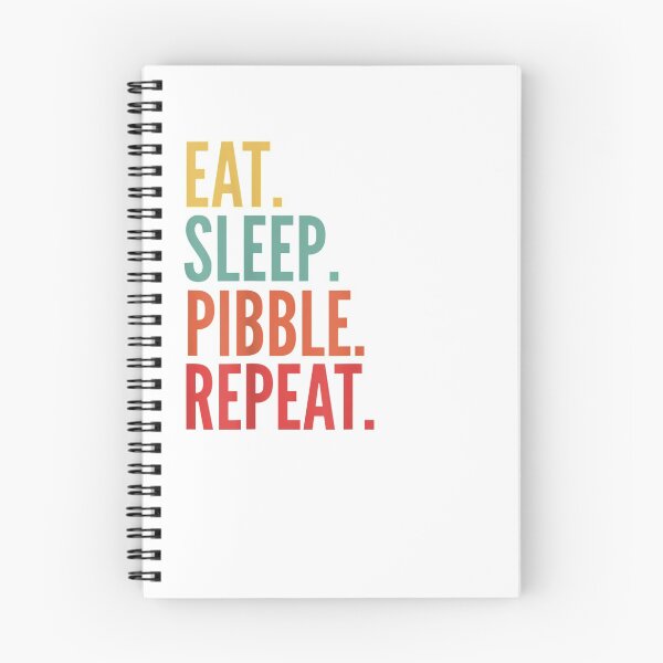 Item preview, Pibble Crypto Eat Sleep Pibble Repeat T-Shirt designed and sold by BrachtSchme.