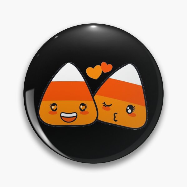 Artikelvorschau, Halloween-Aufkleber - Süßer Kawaii-Süßigkeitsmais entworfen und verkauft von TheArtDesk.