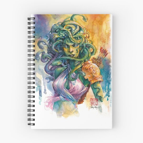 Item preview, Medusa's Glare - Watercolor by Tony Moy designed and sold by Tony Moy.