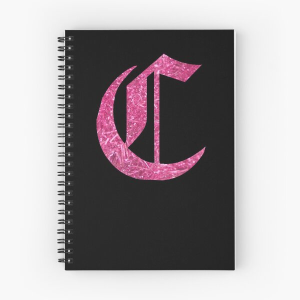Item preview, The Letter C - Capital Pink Glitter Gothic designed and sold by TheLykosApparel.