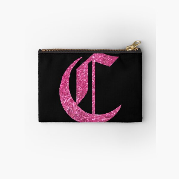 Item preview, The Letter C - Capital Pink Glitter Gothic designed and sold by TheLykosApparel.