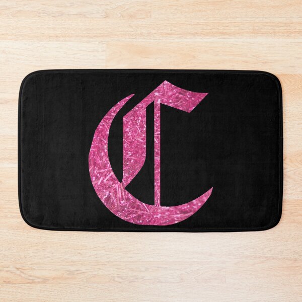 Item preview, The Letter C - Capital Pink Glitter Gothic designed and sold by TheLykosApparel.