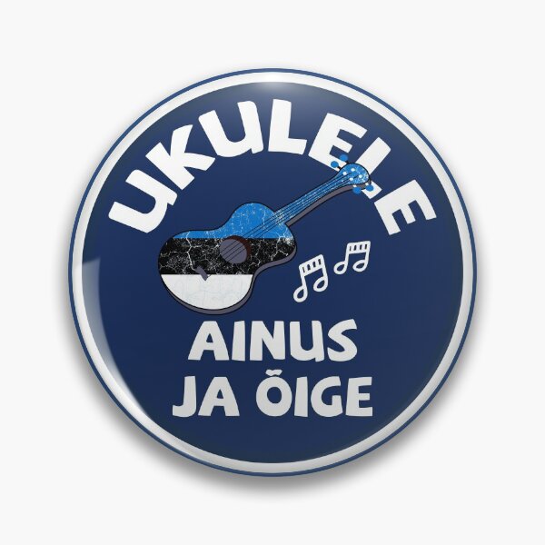 Item preview, Ukelele: ainus ja õige, con la bandera de Estonia designed and sold by DeliriousSteve.
