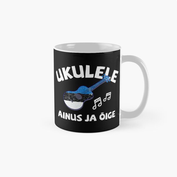 Aperçu de l'œuvre Ukulélé : ainus ja õige, avec le drapeau de l'Estonie créée et vendue par DeliriousSteve.