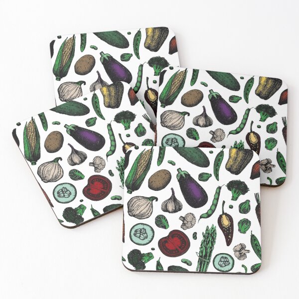 Item preview, Colorful Antique Garden Vegetable Pattern designed and sold by Pixelchicken.
