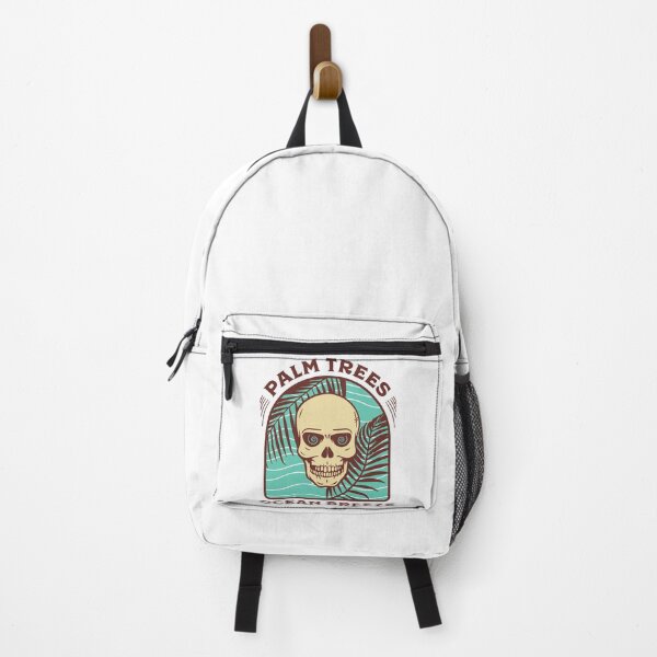 Item preview, Palm Trees Ocean Breeze - Vintage Summer Skull designed and sold by VintageRealm.