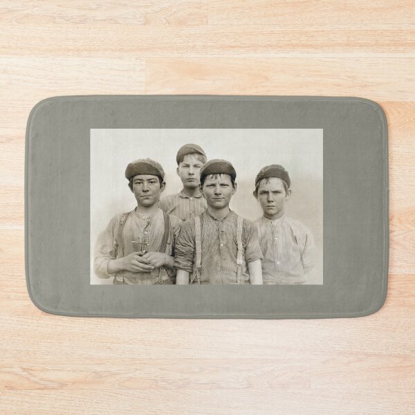 Item preview, Lewis Wickes Hine - Doffer Boys at Macon, Georgia Mill designed and sold by TheCurators.
