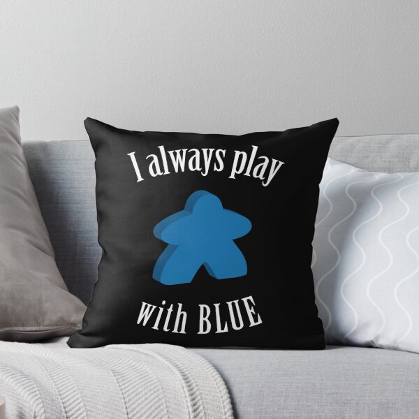 Item preview, I Always Play with Blue Meeple Board Game Design designed and sold by shadowisper.