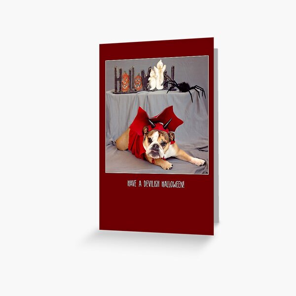 Have A Devilish Halloween! Greeting Card