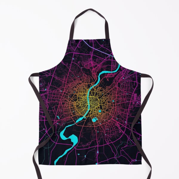 Item preview, Ahmedabad City Map of Gujarat, India - Neon designed and sold by deMAP.