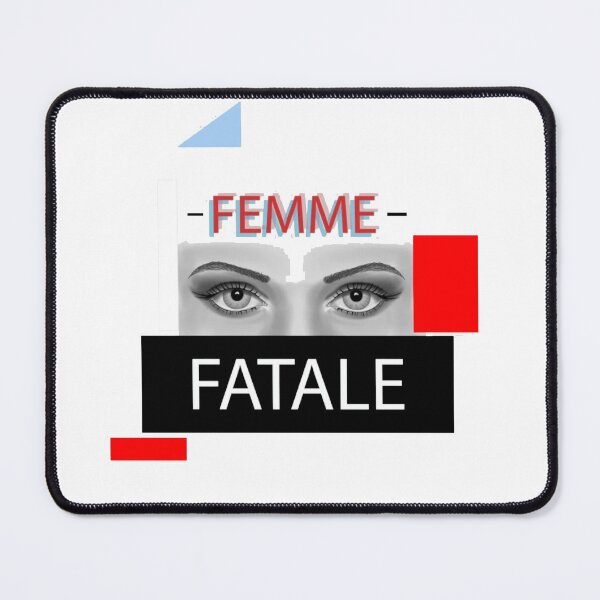 Item preview, Femme Fatale - Mysterious Seductive Person Eater - Abstract with Womens Eyes designed and sold by WearWolfDesigns.