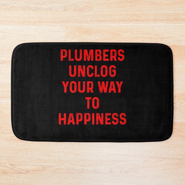 Item preview, Plumbers unclog your way to happiness vintage designed and sold by blueprint198686.