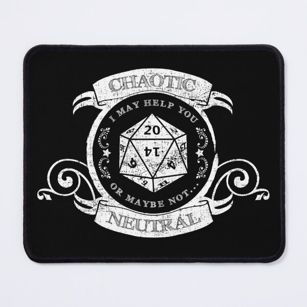 Item preview, Chaotic neutral RPG Alignment Distressed designed and sold by shadowisper.
