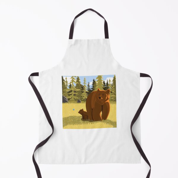 Item preview, Mama bear and cub illustration designed and sold by Bouiiille.