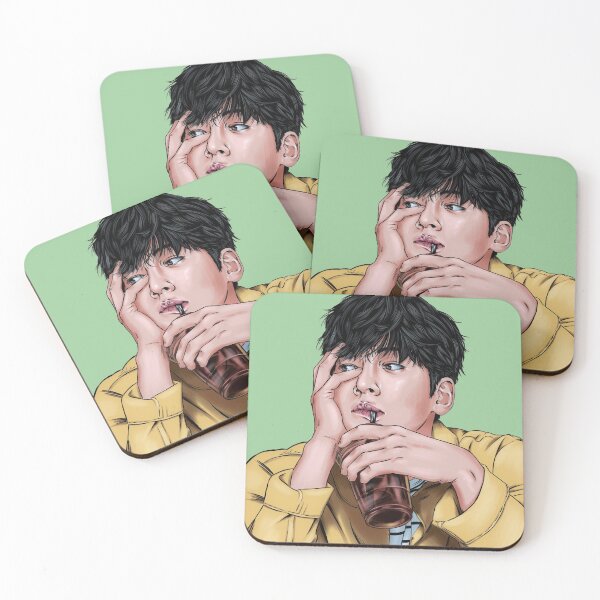 Item preview, Coffee Addict Ji Chang Wook designed and sold by Kryptonite-Arts.