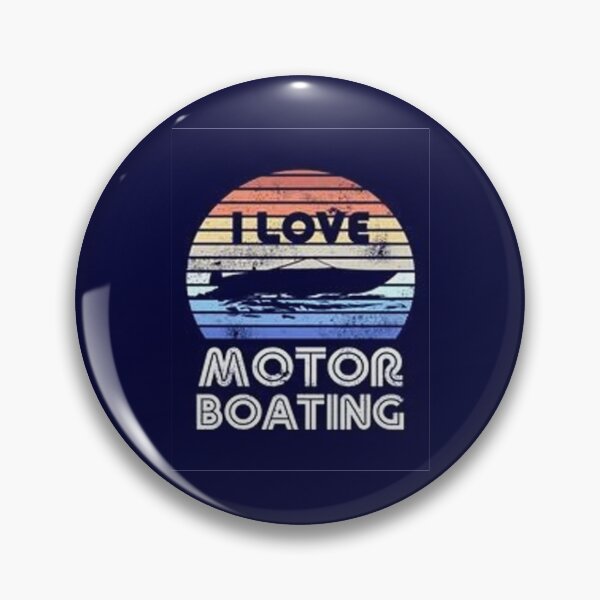 Item preview, Love Motor Boating Retro designed and sold by Animoxz3.