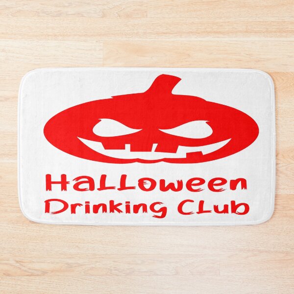 Item preview, Halloween Drinking Club -  Spooky Red Text and Pumpkin Lantern designed and sold by davidmurtagh.