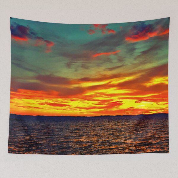 Item preview, Fire Sunset designed and sold by Pretty-Bird.