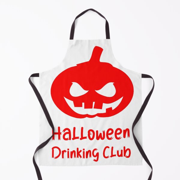 Item preview, Halloween Drinking Club - Spooky Red Text and Pumpkin Lantern designed and sold by davidmurtagh.