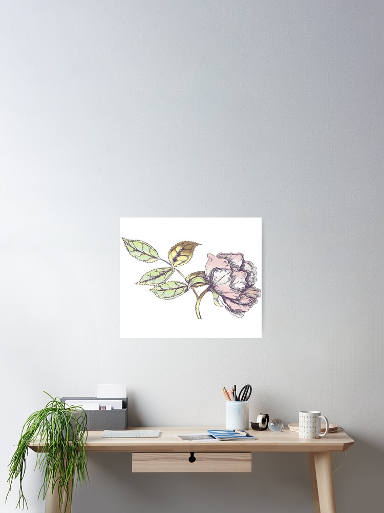 Thumbnail 2 of 3, Poster, Bored Rose designed and sold by DenkaStore.